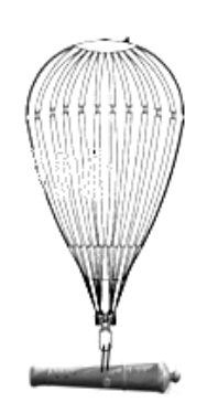 Cañón con bolsa de aire